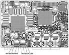 Модуль процессорный МП-16 (ЛЯЮИ.467144.078) — внешний вид, схема, вид сверху